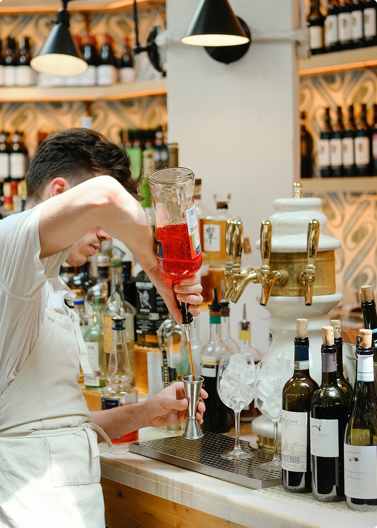 <h3>Rosemary’s</h3>
<h4>FOOD & BEV</h4>
<p>A vibrant neighborhood spot where Italian-inspired dishes, housemade pasta, and rooftop-grown herbs bring freshness to every plate.</p>